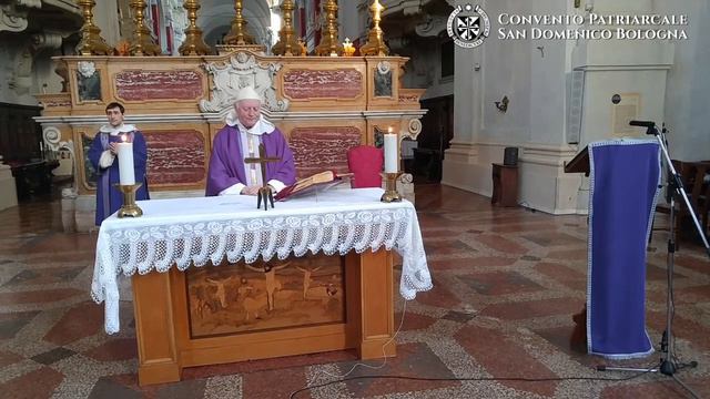 Messa feriale con Lodi nel convento di San Domenico Bologna - 8 aprile 2020 смотреть онлайн