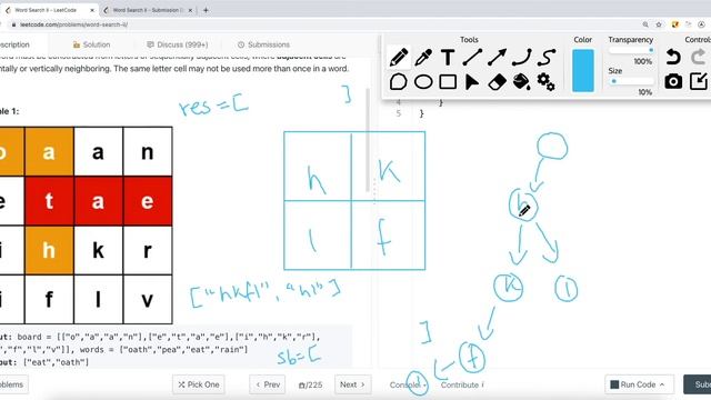 [Java] Leetcode 212. Word Search II [Backtracking #12] смотреть онлайн