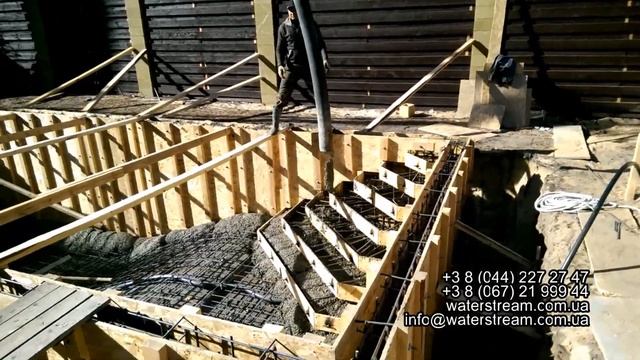 Заливка бетонной чаши бассейна смотреть онлайн