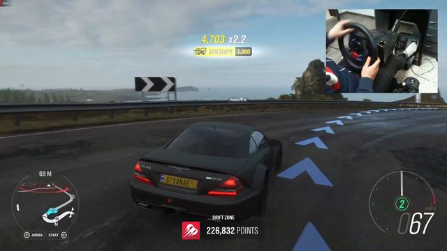 Forza Horizon 4 | Fortune Island with my Mercedes SL65 AMG | Logitech G29 смотреть онлайн