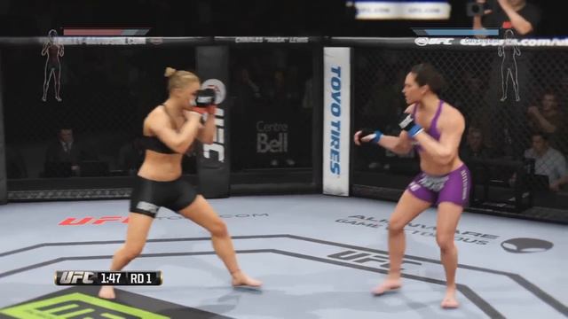 EA SPORTS UFC - Ронда Роузи против Кэт Зингано смотреть онлайн