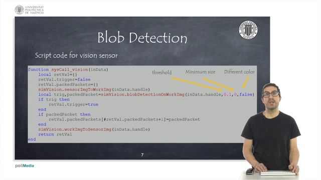 Blob Detection for Robot Visual Servoing | CoppeliaSim смотреть онлайн
