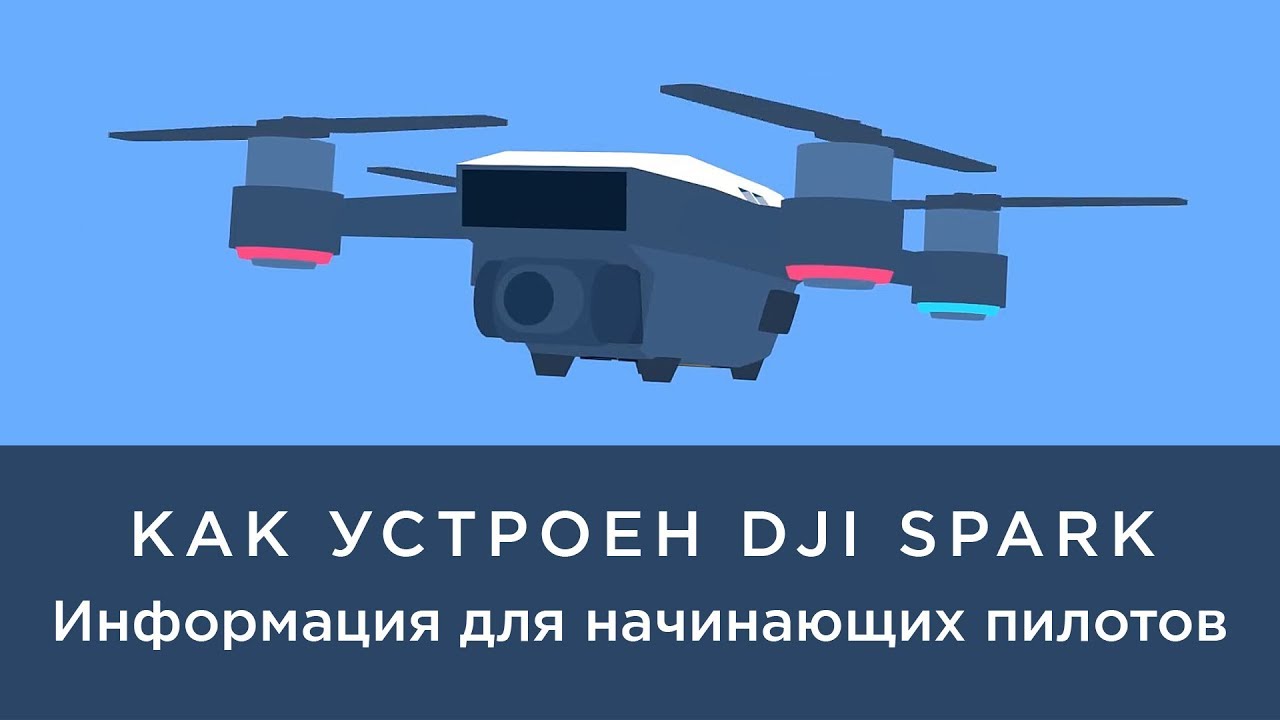 КАК УСТРОЕН DJI SPARK - ИНФО ДЛЯ НАЧИНАЮЩИХ ПИЛОТОВ.mp4