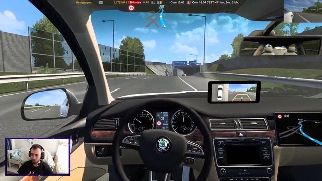 360 KAMERALI SKODA SUPERB ! //EURO TRUCK SİMÜLATÖR 2 1.47 смотреть онлайн