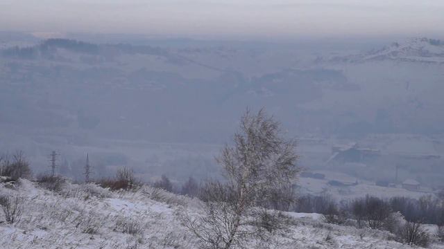 Угольный смог над городом Киселевск смотреть онлайн