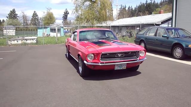 Ford Mustang Fastback 1968 - test driving 2 смотреть онлайн