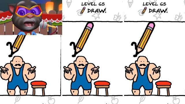 JUST DRAW ,Juego Completo, TOM PUZZLES, 50 - 80 Niveles Completados смотреть онлайн
