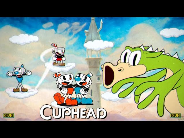 Тяжеленный дракон и два ничтожных босса. Cuphead #5. КООП. смотреть онлайн