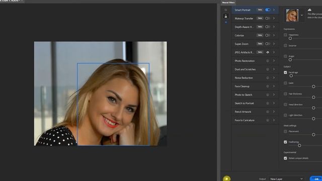 Adobe Photoshop Neural Filters - How to Change Emotions and Age смотреть онлайн