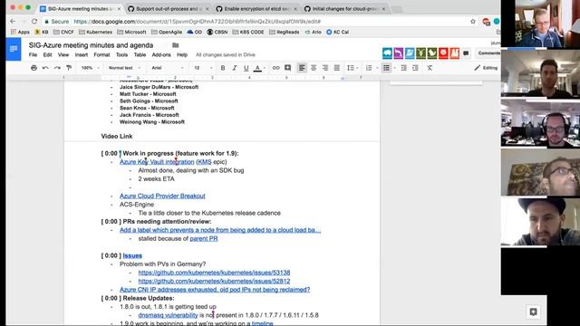 Kubernetes SIG Azure meeting 10-3-2017 смотреть онлайн