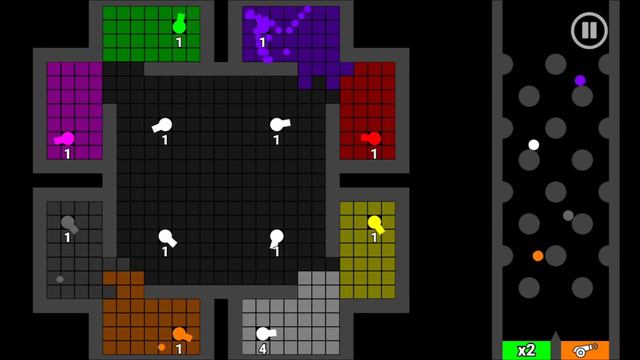 Marble Wars| A great battle of colored balls| Algodoo смотреть онлайн