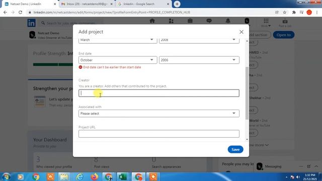 How to Add Projects In Linkedin? смотреть онлайн