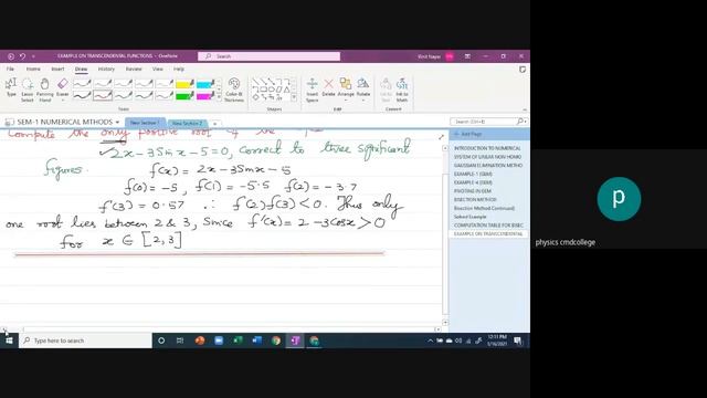 M Sc. Physics Sem-I Bisection Method L-3 2021- 01- 16 смотреть онлайн