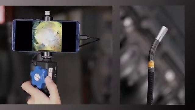 8.5mm Industrial Endoscope 180 Degree Turn Inspection Camera with 8 LED Lights for iPhone Android P смотреть онлайн