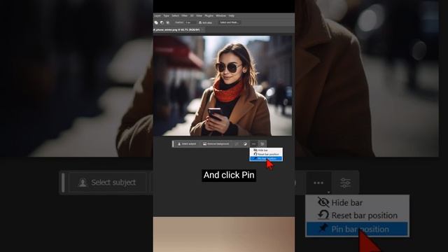 Photoshop Generative Fill Task Bar Missing, Move, and Pin смотреть онлайн