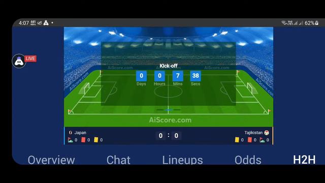 Japan vs Tajikistan World Cup Qualifying Match смотреть онлайн