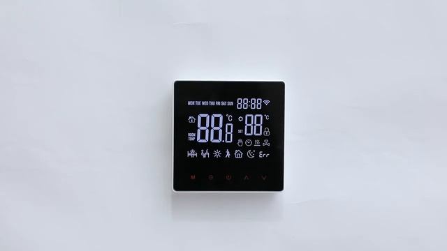 AVATTO | WiFi LCD Display Black Smart Modern Home Digital Thermostat Heat Temperature Controller смотреть онлайн