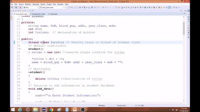 Assignment 2 (Part 2) - Student Information system using C++ смотреть онлайн