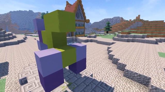 Рыба маленькая статуя в Майнкрафт - Как построить? смотреть онлайн