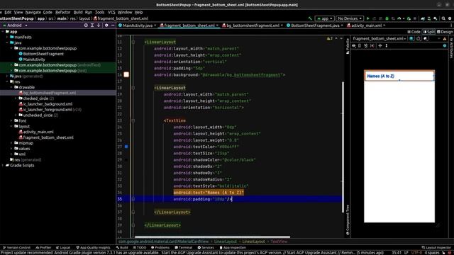 Android Bottom Sheet Dialog | Android Studio Tutorial смотреть онлайн