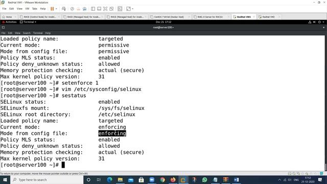 RedHat Course Hindi | RH134 | SA2 V4 | Managing SElinux Security P1 By Sartesh Sir | C27 смотреть онлайн