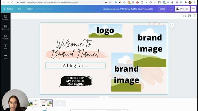 Pinterest Profile Cover Creation Tips in Canva смотреть онлайн
