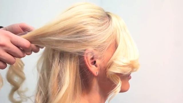 Вечерняя прическа Evening hairstyle for long hair parikmaxer.tv смотреть онлайн