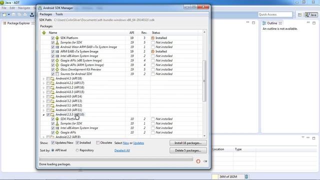 01 Setup Android Development Environment with Eclipse ADT Bundle смотреть онлайн