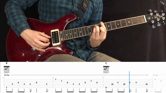 Radiohead - Creep | Guitar Tabs Tutorial смотреть онлайн