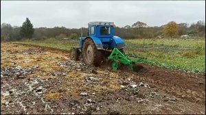 Трактор Т-40/ Такой пахоты у меня не было!!!