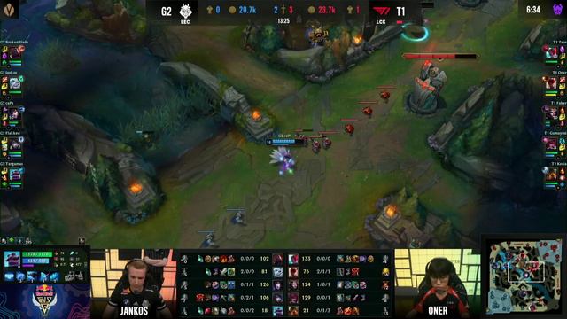 T1 vs G2 - Game 2 | Semi Finals LoL MSI 2022 | T1 vs G2 Esports G-2 full game смотреть онлайн