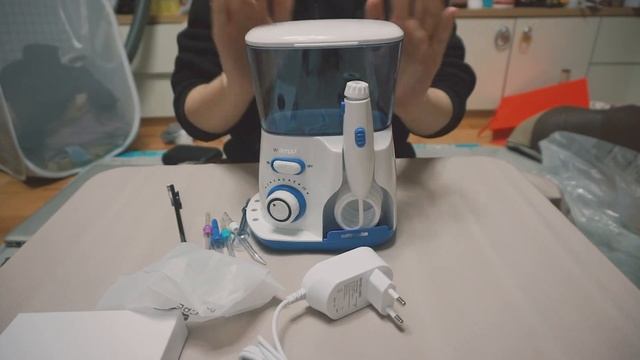 [문푸룬] : 구강세정기 워터펄스 V300 개봉기 смотреть онлайн