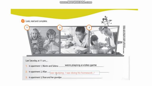 4th grade - English - Miss Marina - Correction - Week 3 (part 2) смотреть онлайн