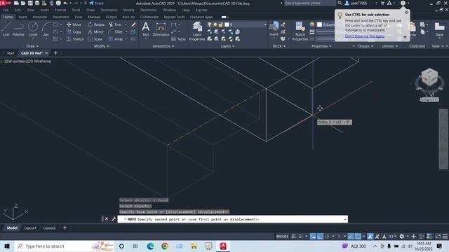 AUTOCAD LESSON (19) 3D complete floor .avi смотреть онлайн