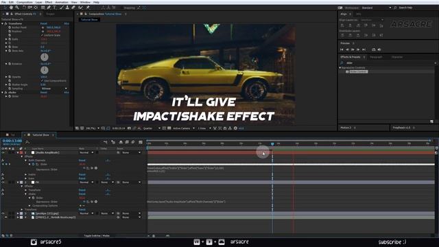 How to make Bass Impact Ripples in After Effects смотреть онлайн