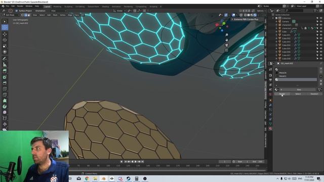 LIVE - Blender Scifi Speeder Bike Modeling Texturing смотреть онлайн