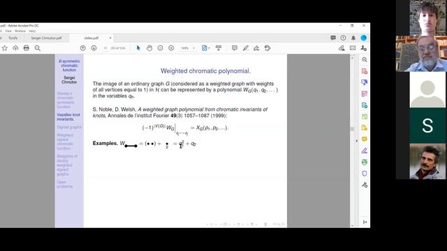 Sergei Chmutov (Ohio State University, USA) B-symmetric chromatic function of signed graphs смотреть онлайн
