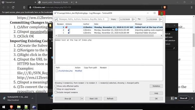 Apache Subversion Basics with TortoiseSVN смотреть онлайн