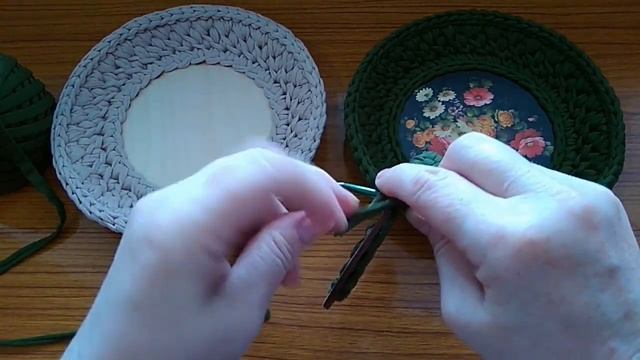 Набор к чаю .Оригинальная корзина крючком МК .Crochet basket смотреть онлайн