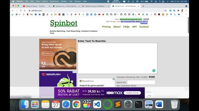 How to use Spinbot | Spinbot Paraphrasing Tool смотреть онлайн