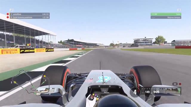 F1 2017 Gran Bretaña Mercedes-AMG petronas motorsport (1:33,073) смотреть онлайн