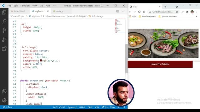 Show Image Details On Hover in Day 15: Mastering HTML, CSS, & JavaScript | 60-Day Coding Challenge смотреть онлайн