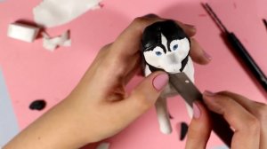 ? СОБАКА ХАСКИ для КУКОЛ ? Фигурка DIY !!! ? Питомцы для кукол из FIMO Мастер класс Анна Оськина