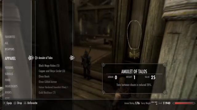 Skyrim how to get phenderix the Demigod Amulet mod ps4 смотреть онлайн
