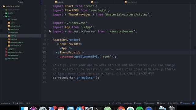 Como configurar paleta de colores en Material.UI смотреть онлайн