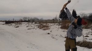 Самодельные свистящие наконечники для стрел. Тест. Видео 2