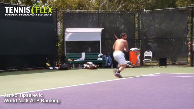 Janko Tipsarevic with TennisFlex смотреть онлайн