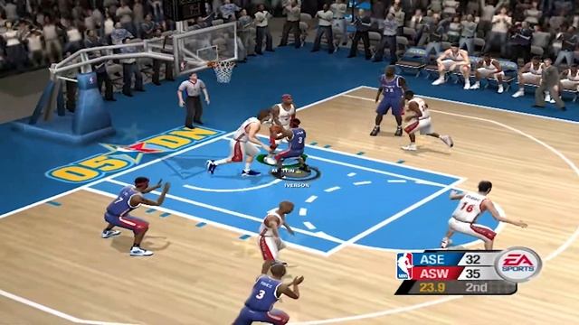 NBA LIVE 2005 ALL STAR GAME PC 1080P смотреть онлайн