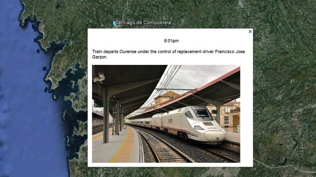 Spanish Train Crash 3D Google Earth Animation and Description смотреть онлайн