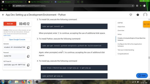 App Dev Setting up a Development Environment: Python смотреть онлайн